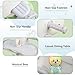 4 in 1 Rocking Horse for Toddlers 1-3 Years Old, Balance Bike Ride On Toys with Push Handle, Backrest and Balance Board for Baby Girl and Boy, Unicorn Kids Riding Birthday (Green-New)