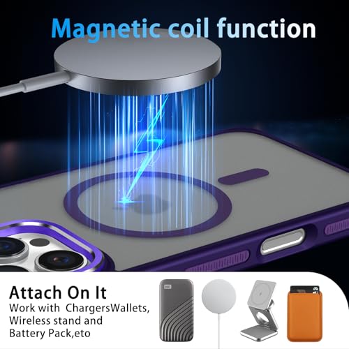Coque iPhone 16 Pro Max Magsafe protection fine translucide