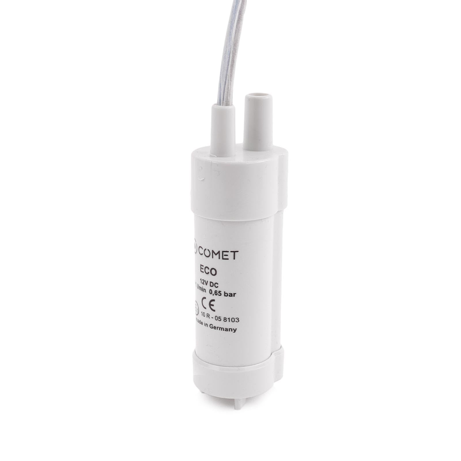 12v Wasserhahn mit Tauchpumpe für Wohnmobil, Wohnwagen - ABS Kunststoff, Bauhöhe: 135 mm, 90 g, braun