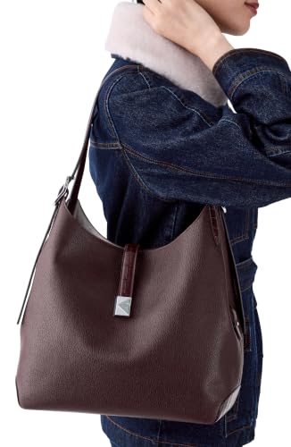 Image of kate spade new york Women's Deco Pebbled Leather Large Shoulder Bag