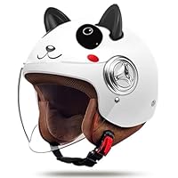 Volwassen Jeugd Leuke Open Gezicht 3/4 Helm met