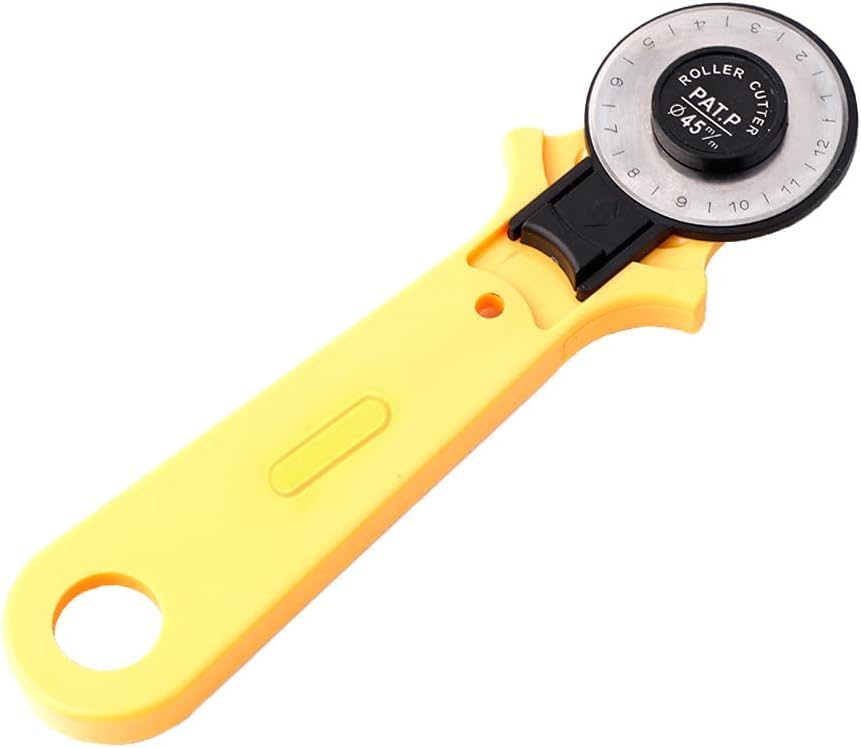 Prescent 45mm Rotary Roller Cutter for Cutting Paper, Fabric, Leather, Vinyl and Much More (45 mm)