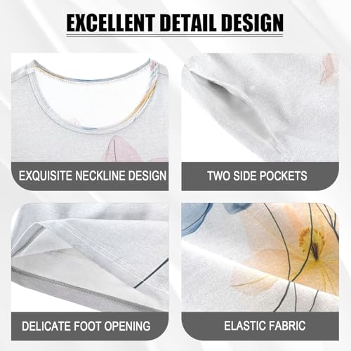 senya Short Sleeve Pajamas Sets Summer Cotton Sleepwear Lovely Pale Pink Blue4