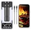 Dual Probe Wireless Meat Thermometer for Grilling Smoking BBQ Bluetooth Enabled Smart Grill Thermometer with 2 Probes Digital Food Thermometer 800ft Long RangeCooking Thermometer for BBQGrill