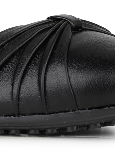 Image of Inc.5 Womens Womens Black Casual Solid Round Toe Slip on Ballerina Ballet Flat