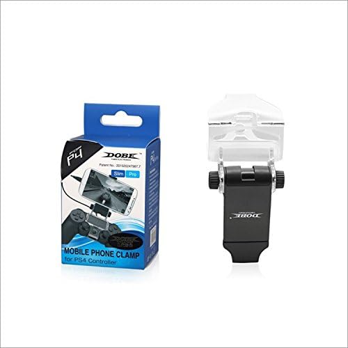 Dobe Ps4 Controller Mobile Smart Phone Clip Mount Holder Black For Sony Playstation 4 Dualshock 4 Controller