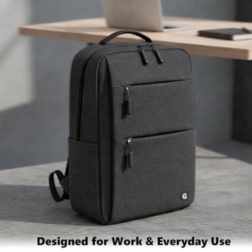 Image of GadgetBite Graphite 20L Laptop Backpack with 15.6 inch Laptop Compartment, USB Charging Port, Organiser Pockets and Bottle Holder. Ideal for Office, College and Travel