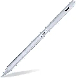 Pencil KX Advance Caneta para iPad 2018-2024 - Ponta 1,5 mm Alta Precisão, Palm Rejection e sensibilidade à inclinação, USB-C Rápido, 10 h Bateria, 2 Pontas Extras