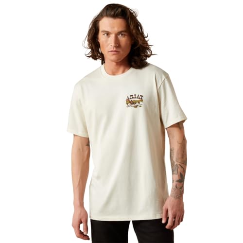 T-Shirt Homme Ariat Turtledove avec finitions soignées style Pulp Western