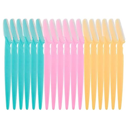 [18 piezas] Maquinillas de Afeitar Cejas Cuchilla de Ceja Afeitadora Depilación Facial Cejas Recortadora Adecuado Remover Pelo Facial de Mujeres y Hombres