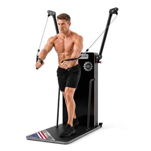 Efficraft Ski Machine & Multi-Functional Cable Trainer for Home Gym