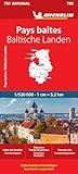  Carte NATIONAL Pays Baltes