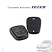 1neiSmartech Guscio Scocca Cover Per Chiave Telecomando Ricambio Compatibile Per Auto Veicoli Peugeot 106 107 206 207 407 806