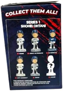 【MLB公式】大谷翔平 ミニボブルヘッド シリーズ1 ランダム封入 FOCO Mini Bobbles 高さ約9cm ドジャース 全6種（Home/Away/City Connect 他） [並行輸入品]