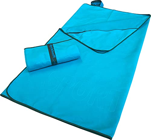 Dyckhoff Sports Towel Microfibre Turquoise Size 60 x 120 cm