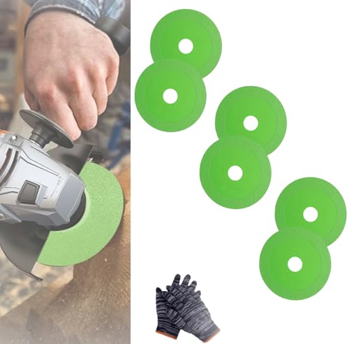 Rock Slab Grinding Disc, Diamond Grit Rock Slab Grinding Disc for Cutting and Grinding of Ceramics, Diamond Rock Slab Cutting Disc Indestructible disc for Cutting and Grinding Tile and Marble (6)