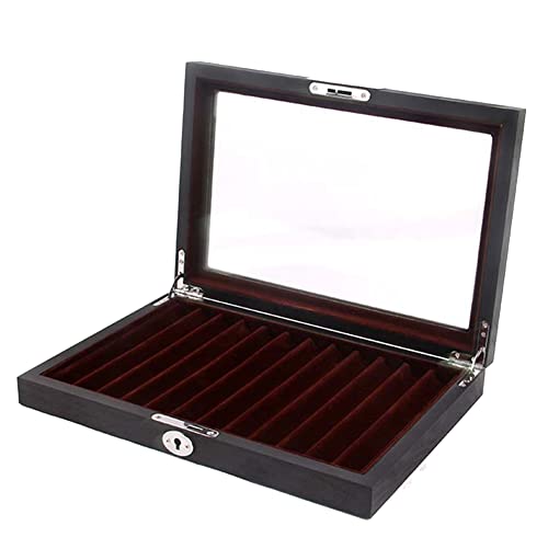 Présentoir à stylo en bois de luxe vitrine 12 emplacements finitions premium - 4