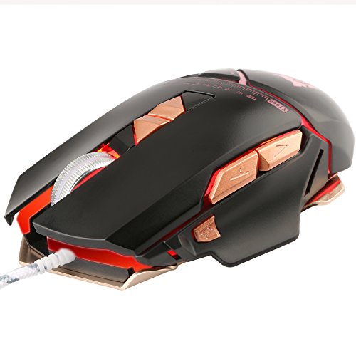 Preisvergleich Produktbild Profi Gaming Maus Mechanische Maus 8 Tasten schwarz