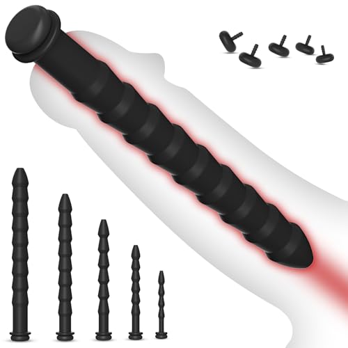 BDSMYOU 5er Dilator Harnröhre Hohl Silikon Penis Plug Sex Toyset Herren,Katheter Harnröhre Mann,Harnröhren Dilatatoren Männer Sex Sexspielzeug für Männer Solo,Prostata Masturbieren für Männer