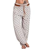 Los pantalones son perfectos para su tapa de tirantes, top de recorte, camiseta, blusa, etc., Pantalones casuales de estilo de uso.