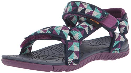 Teva Girls' T Hurricane 3 Sandal, Cement Squares Gloxinia, 7 Medium US Toddler Teva Girls' T Hurricane 3 Sandal, Cement Squares Gloxinia, 7 Medium US Toddler