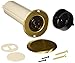 Hubbell Raco 6RF151SR Drop in Floor Box Kit with Brass Cover, Single Tamper Resistant Receptacle & 2-1/2-Inch Hole Saw, Pack of 5
