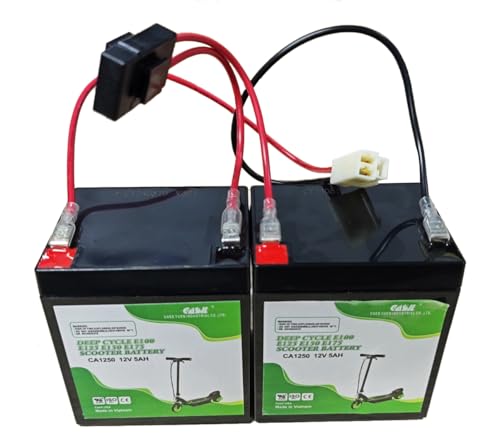 Casil 12v 5ah Razor Scooter Battery Replacement Compaticable with Razor E100, E125, E175 Electric Scooters