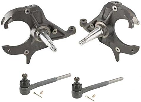 1982-95 Compatible with Chevy S-10 Pickup Drop Spindle & Tie Rod Kit