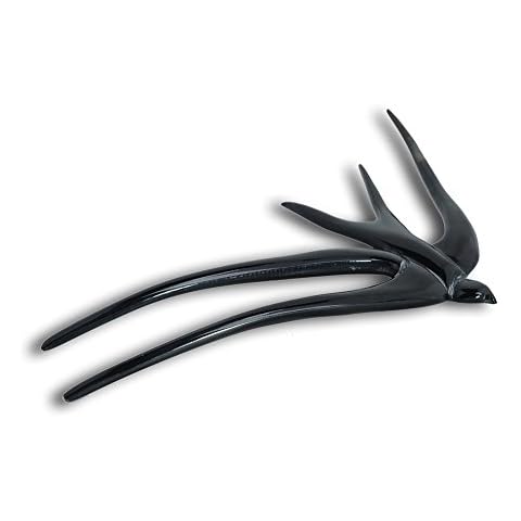 Marycrafts Handmade Buffalo Horn Hair Fork Cover