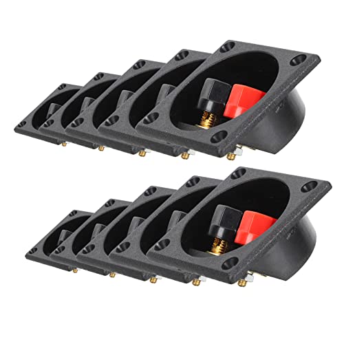 Terminales de altavoz con placa de subwoofer para una conexión de audio sin pérdidas