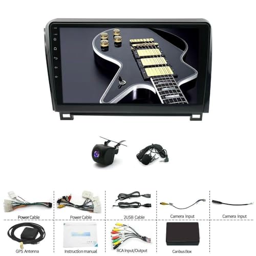 Image of 5G WiFi Car Radio for Toyota Tundra 2007 2008 2009 2010 2012 2013, 4 Core 10.1 Inch Android 15 Touch Screen Car Stereo with Wireless Carplay Android Bluetooth Backup Camera WiFi FM Mirror Link 2+64G