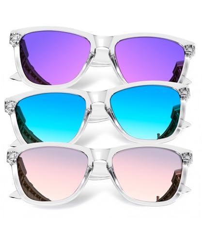 KALIYADI Retro Multicolor Polarized Sunglasses