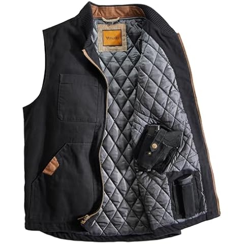 Venado Concealed Carry Vest for Men - Built-in Left and Right Handed Holster (Black, XX-Large) Cover