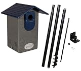JCs Wildlife Ultimate Eastern and Western Bluebird House with Universal Mounting...
