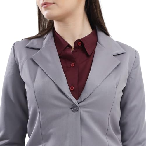 Image of Women's Formal Blazer | Regular Fit | Full Sleeve with 2 Front Pocket Ultra Light Fabric | Office /Meetings