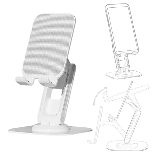 Sostenedor de celular plegable ajustable para evitar fatiga visual en mesa 6