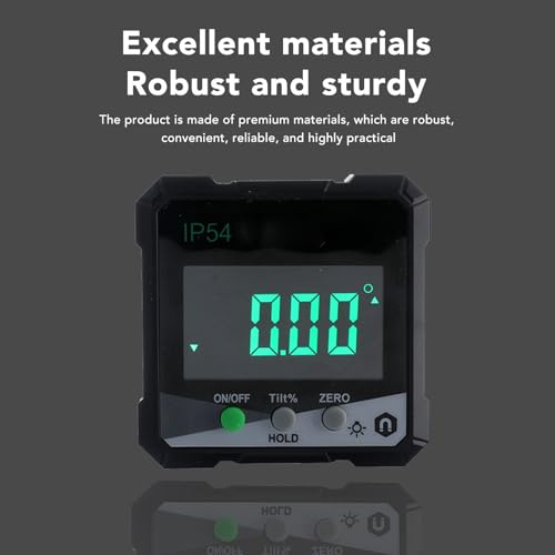 Nivel digital de ángulo con base magnética para medición miniatura 6