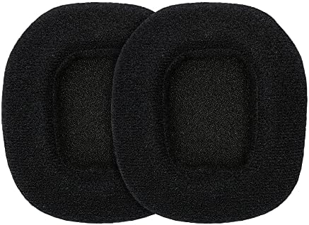 Coussinets De Remplacement Pour Casque Kingston HyperX Cloud II - Lot De 2 En Velours Rouge-Noir - Plus De Confort