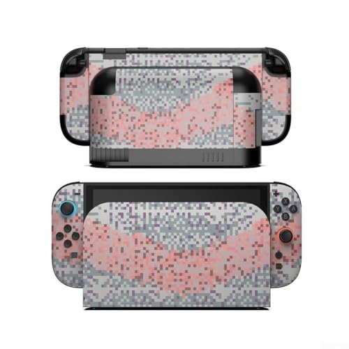 Pegatinas decorativas diseñadas para Nintendo Switch 2 con sustrato resistente a los arañazos y capacidad de cobertura completa del borde (B)