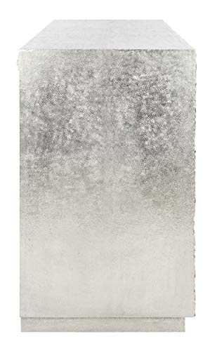 Safavieh Couture Home Sylas Deco Glam Silver Sunburst 3-Door Sideboard #TOP4