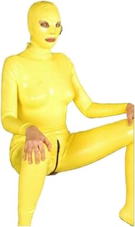 BAkume Uniforme de fiesta de goma de látex, color amarillo, 0,4 mm