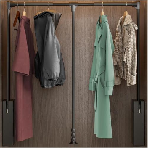 Tringle de placard rabattable avec tampon de levage hydraulique