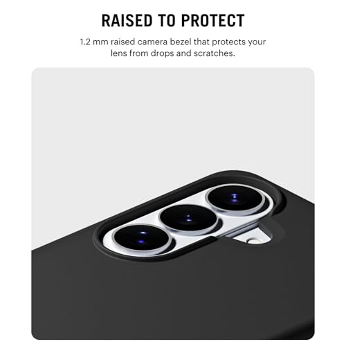 Image of DailyObjects Samsung Galaxy S26 Stack Classic Magnetic Case Cover | Compatible with Magnetic | Camera & Body Protection | Shock /Scratch Proof| Dual Hybrid Protection | Wireless Charging - Carbon Black