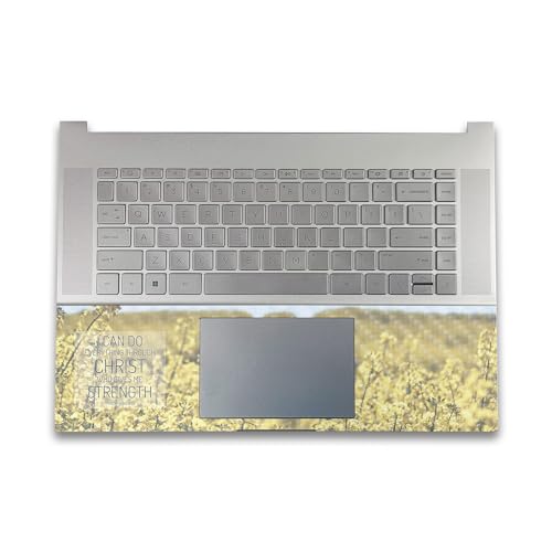 Image of Carbon Fiber Gaming Skin Compatible with HP Envy x360 16 inch (2023) - Through Christ - Premium 3M Vinyl Protective Wrap Decal Cover - Easy to Apply | Crafted in The USA by MightySkins