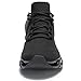 Running Shoes for Women Slip on Sneakers Fashion Sport Gym Workout Athletic Tennis Walking Shoes All Black Size 7.5