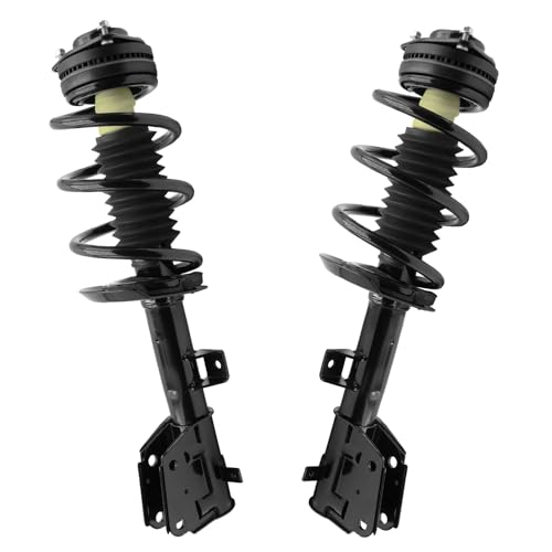 Image of Detroit Axle - FWD Front Struts Suspension Kit for 2017-2019 Chrysler Pacifica [Hybrid Models], 2 Struts with Coil Spring 2 Lower Control Arms with Ball Joints 2 Sway Bars 2018 Replacement