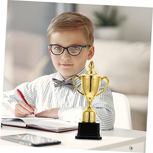 BESPORTBLE 2 Peças Troféu Lembrancinha De Festa Troféu De Metal Dourado Troféus De Vencedor Troféus