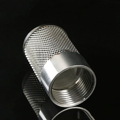 1 filtro de malla de acero inoxidable de 1 pulgada con rosca hembra para riego de jardín y acuario para sistema de bomba de agua