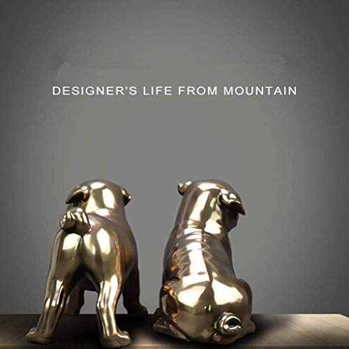 Sculpture d'Animal de Simulation Carlin en Résine Haute Qualité - 4