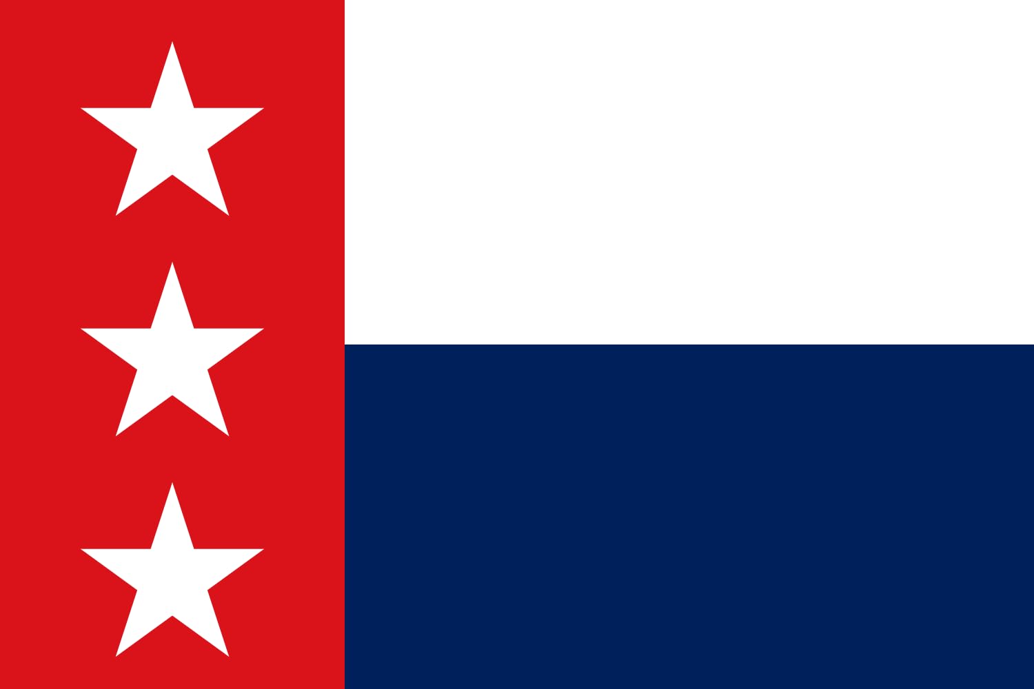 Drapeau Republic of the Rio Grande grand format idéal pour décoration murale et événements